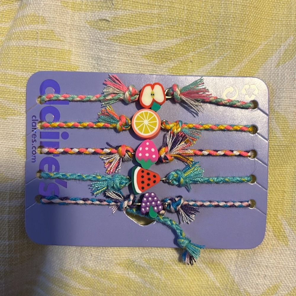 Claire’s sensitive solutions earrings and woven bracelets - Picture 4 of 4